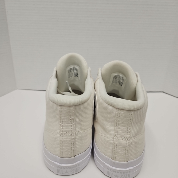 Converse Cream Canvas High-Tops - Picture 4 of 8